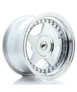 JR Wheels JR6 16x9 ET0-20 (Custom PCD) Silver Machined Face