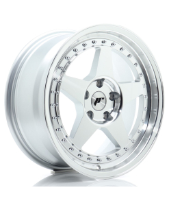 JR Wheels JR6 17x8 ET35 5x112 Silver Machined Face