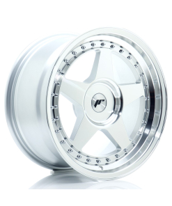 JR Wheels JR6 17x9 ET20-35 (Custom PCD) Silver Machined Face