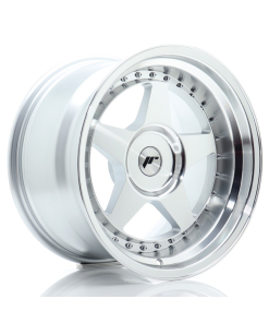 JR Wheels JR6 17x10 ET0-20 (Custom PCD) Silver Machined Face