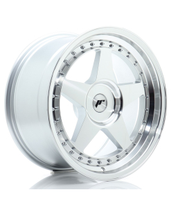 JR Wheels JR6 18x9 ET20-35 (Custom PCD) Silver Machined Face