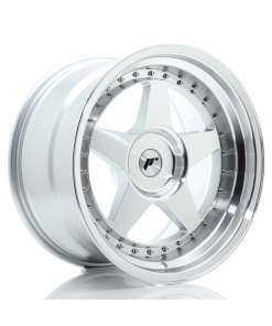 JR Wheels JR6 18x10 ET0-25 (Custom PCD) Silver Machined Face
