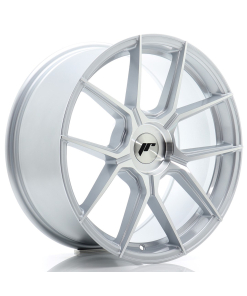 JR Wheels JR30 18x8 ET20-40 (Custom PCD) Silver Machined Face