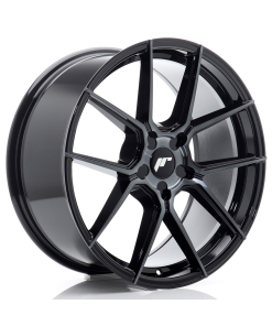 JR Wheels JR30 19x8 ET20-40 5H (Custom PCD) Black Machined w/ Tinted Face