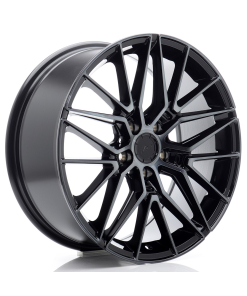 JR Wheels JR38 18x8 ET42 5x112 Black Machined w/ Tinted Face