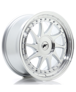 JR Wheels JR26 17x8 ET20-35 (Custom PCD) Silver Machined Face