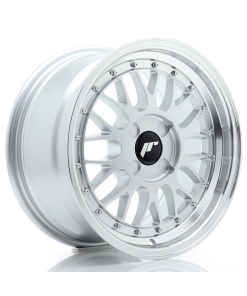 JR Wheels JR23 16x8 ET20-45 4H (Custom PCD) Hyper Silver w/ Machined Lip