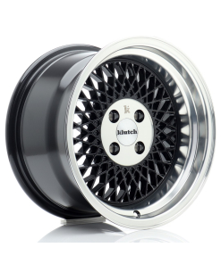 Klutch SL1 15x8,5 ET17 4x100 Gloss Black w/ Machined Lip