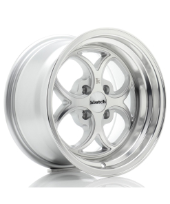 Klutch SL2 16x8 ET10 4x100 Silver Machined Face