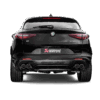 Alfa Romeo Stelvio Quadrifoglio (2017-2020), Akrapovic Slip-On pakoputkisto (Titanium)-3