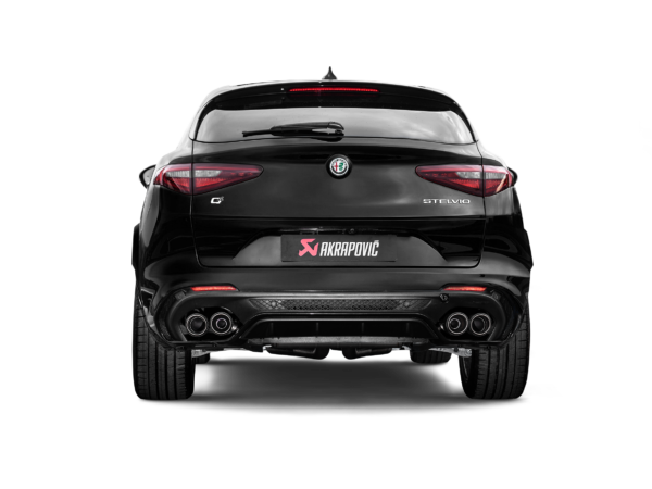 Alfa Romeo Stelvio Quadrifoglio (2017-2020), Akrapovic Slip-On pakoputkisto (Titanium)-3