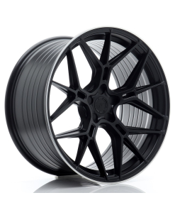 JR Wheels JR51 20x10,5 ET15-35 5H (Custom PCD) Satin Black w/ Machined Lip