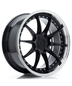 JR Wheels JR41 19x8,5 ET15-35 5H (Custom PCD) Gloss Black w/ Machined Lip