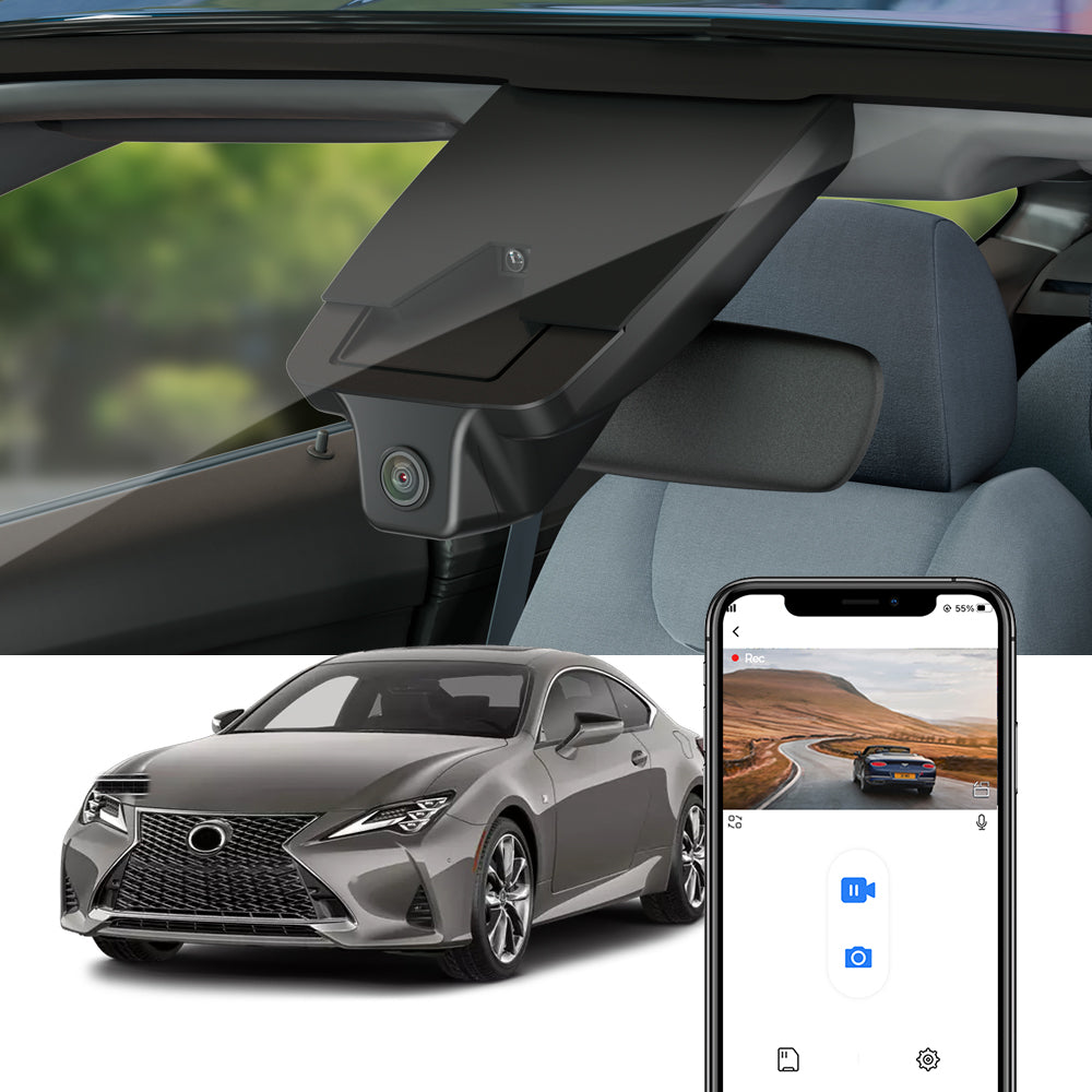 FitcamX autokamera, Lexus RC300, RC350, RC F 2018-2024 mallit