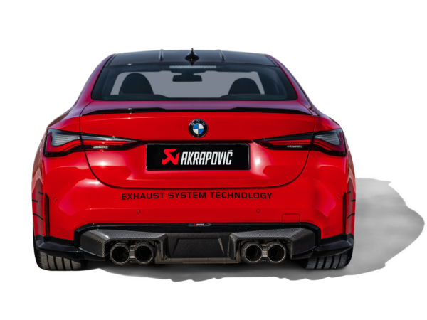 BMW M3 (G80, G81) (2021-2023) Akrapovic Hiilikuitudiffuusori (Gloss)-2