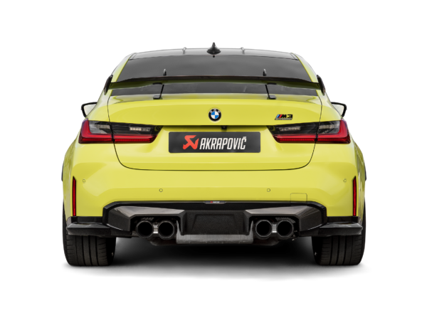 BMW M3 (G80, G81) (2021-2023) Akrapovic Hiilikuitudiffuusori (Gloss)-3