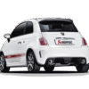 Abarth 500/500C (2008-2017), Akrapovic Slip-On pakoputkisto-2