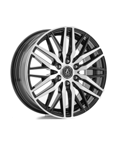 Ford Transit Custom (6x120PCD) AXE EX30T vannesarja, 19x8 / ET45 GLOSS BLACK / POLISHED