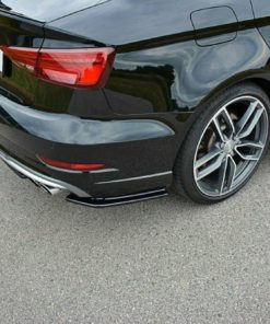 Audi A3 8V facelift 16-20 S-line takapuskurin carbon-look kulmapalat Maxton-4