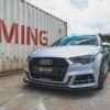 Audi A3 S3 S-line 16-20 facelift sedan etupuskurin carbon-look etulippa Maxton-5
