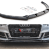 Audi A3 S3 S-line 16-20 facelift sedan etupuskurin carbon-look etulippa Maxton