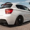 Zaero Design EVO-1 OEM takadiffuusorin jatkeet, BMW M135i / M140i F20/F21 LCI mallit-5