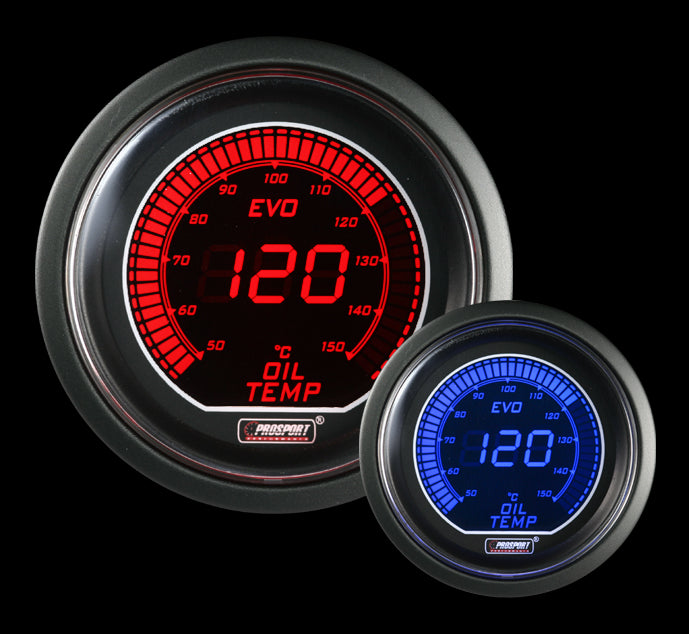Pro-Sport EVO series, oil temp gauge