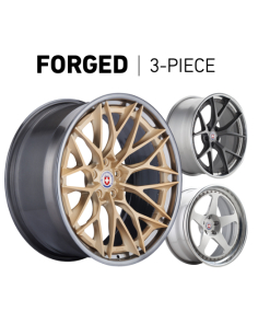 HRE Forged 3-piece wheels
