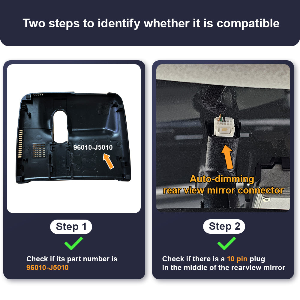 FitcamX autokamera, Kia Stinger 2018-2021 mallit-2