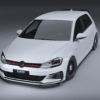 Volkswagen Golf MK7.5 GTI / GTD, Zaero Design EVO-1 etusplitteri-2