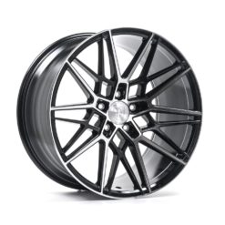 AXE CF1 vanne, 20x9 / 5x118 ET25 BLACK & POLISHED