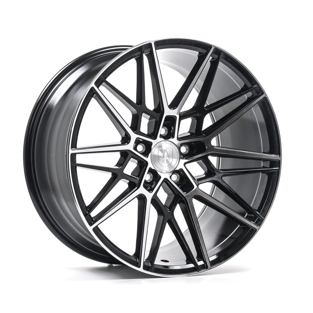 AXE CF1 vanne, 20x9 / 5x130 ET25 BLACK & POLISHED