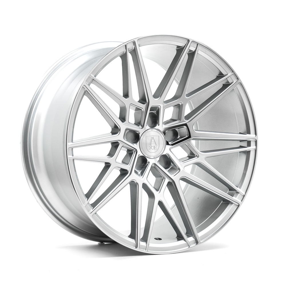 AXE CF1 vanne, 20x10.5 / 5x114.3 ET25 SILVER & POLISHED