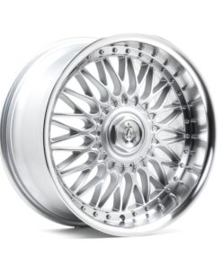 AXE EX10 vanne, 18x8 / 4x114.3 ET20 SILVER & POLISHED LIP