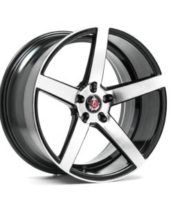 AXE EX18 vanne, 18x9 / 5x115 ET42 BLACK & POLISHED