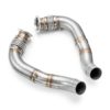 Downpipe (Race) BMW F16, F86 x6 50ix, x6 M N63N, S63R, RM Motors-6