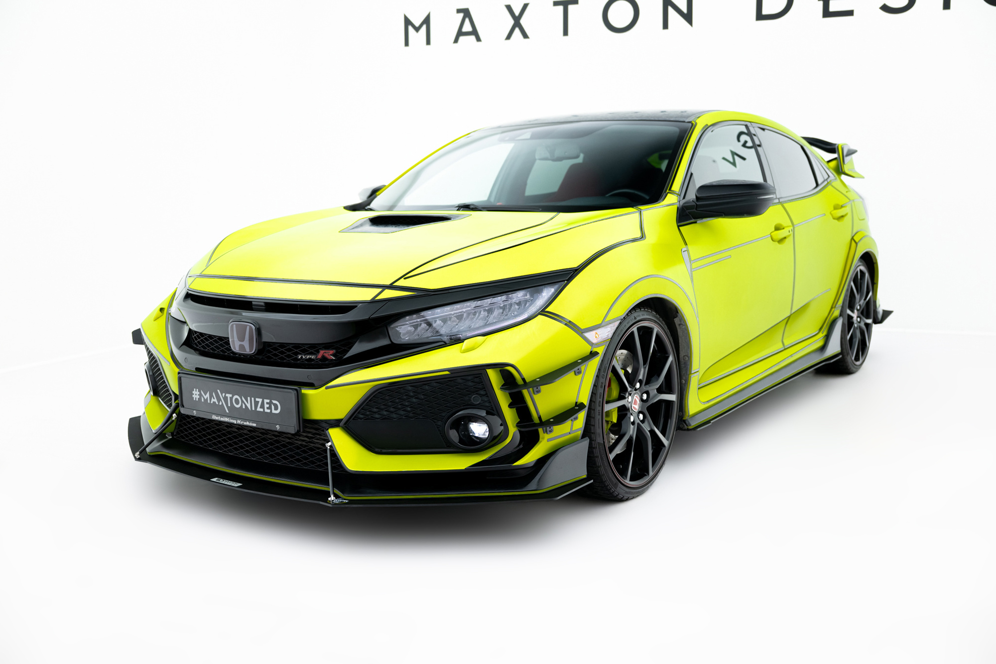 Canard lipat Honda Civic Type-R Mk10 / Mk10 Facelift, Maxton-5