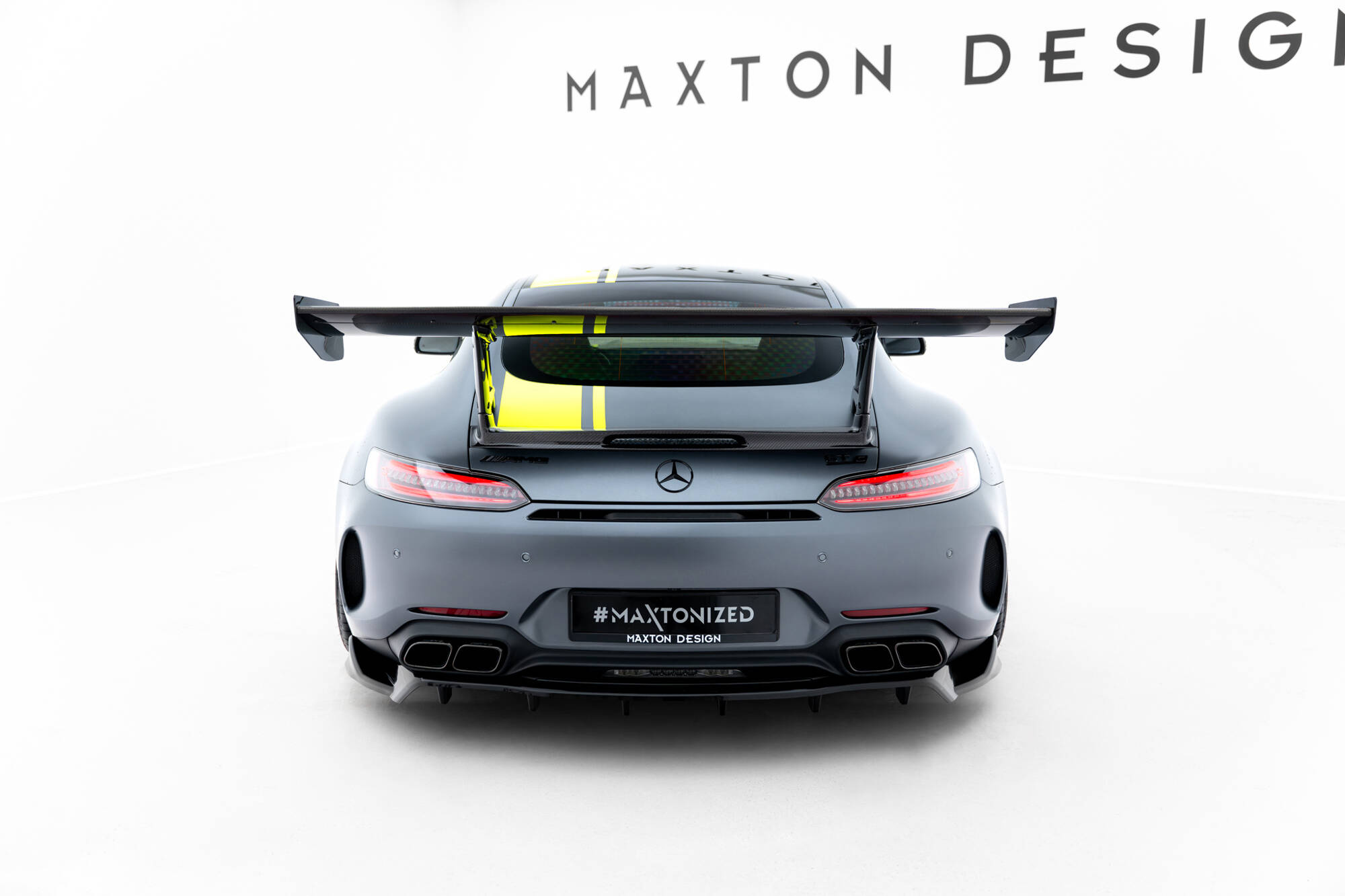 Hiilikuituspoileri Mercedes-AMG GTR C190 Facelift, Maxton