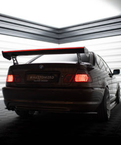 Hiilikuituspoileri, External Brackets + LED BMW 3 Coupe E46, Maxton