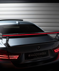Hiilikuituspoileri, External Brackets + LED BMW 4 F32 / 4 F32 M-Pack Coupe, Maxton