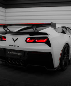 Hiilikuituspoileri, Internal Brackets Uprights + LED Chevrolet Corvette Stingray / Grand Sport C7, Maxton-2