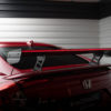 Hiilikuituspoileri (w/ internal brackets) + LED Honda Civic SI Mk10, Maxton