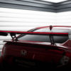 Hiilikuituspoileri (w/ internal brackets) + LED Honda Civic SI Mk10, Maxton-4