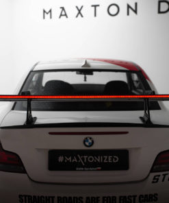 Hiilikuituspoileri, Ylempi Swan Mounting + LED BMW 1 M E82, Maxton