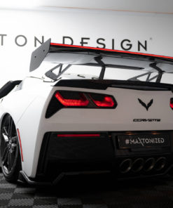 Hiilikuituspoileri, Upper Swan Mounting + LED Chevrolet Corvette Stingray / Grand Sport C7, Maxton-5