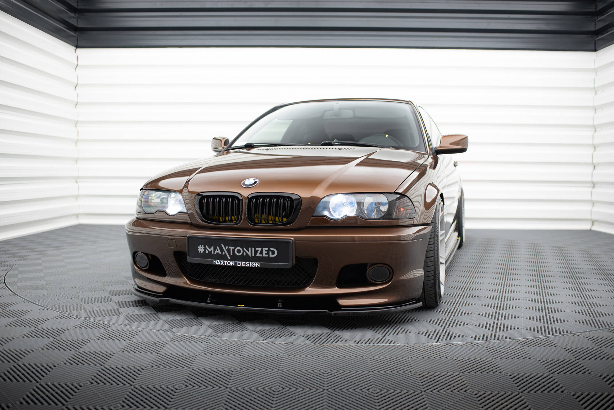 Etusplitteri (V1) BMW 3 E46 MPACK COUPE, Maxton