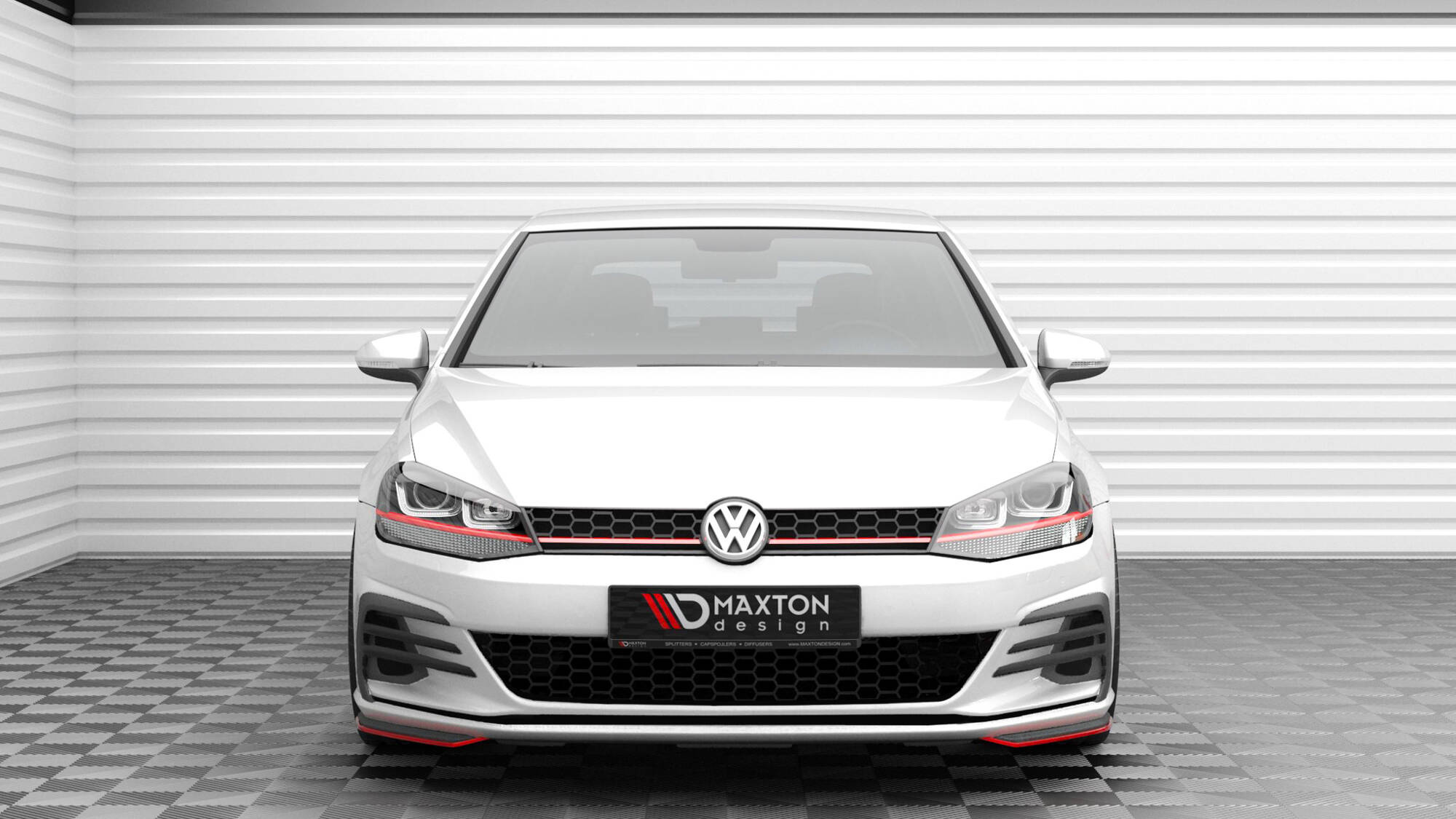 Etu sivusplitterit Volkswagen Golf GTI Mk7 Facelift, Maxton-2