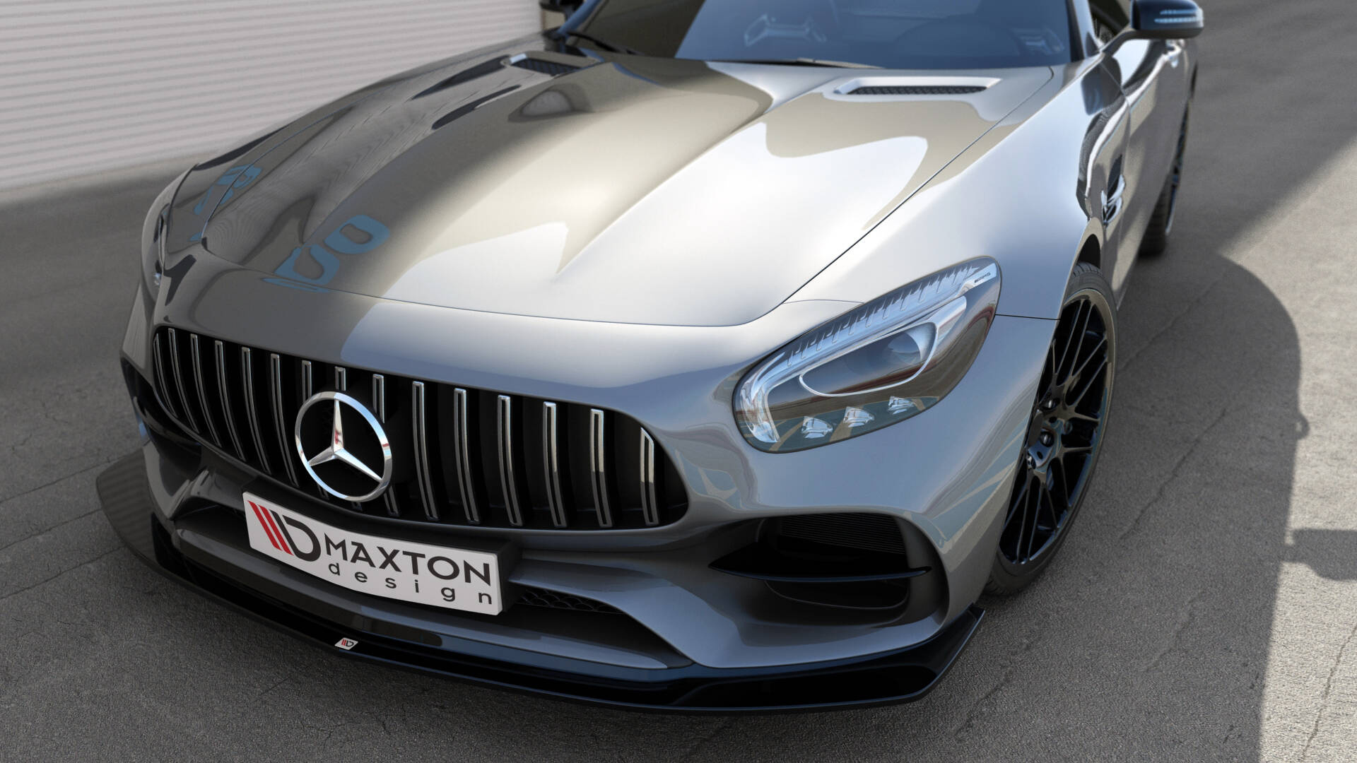 Etusplitteri Mercedes-AMG GT S C190 Facelift, Maxton-2