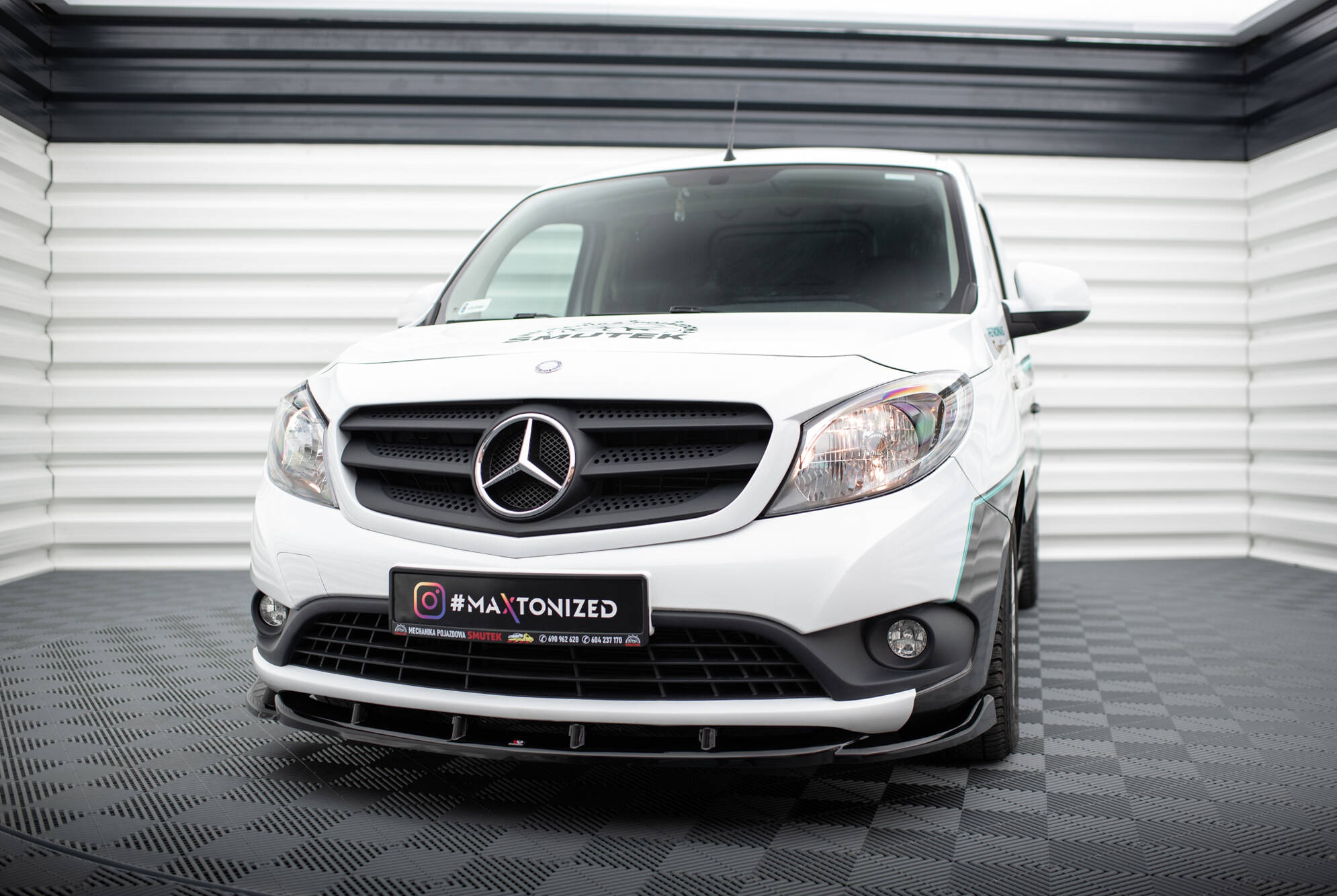 Etusplitteri Mercedes-Benz Citan W415, Maxton