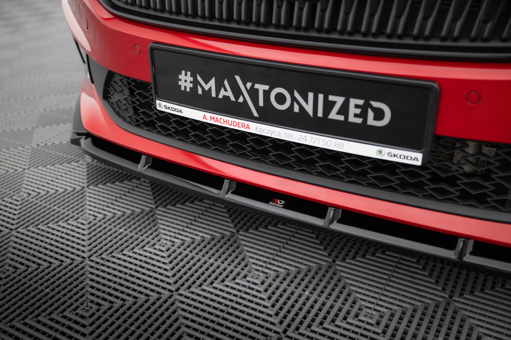 Etusplitteri Skoda Fabia Monte Carlo Mk4, Maxton-3